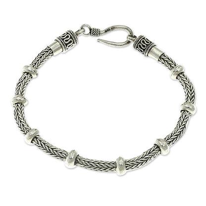 Dragon Valor Sterling Silver Bracelet