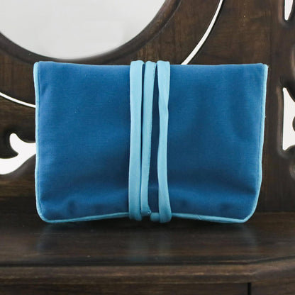 Lisu Sky Fantasy Artisan Crafted Hill Tribe Applique Jewelry Roll