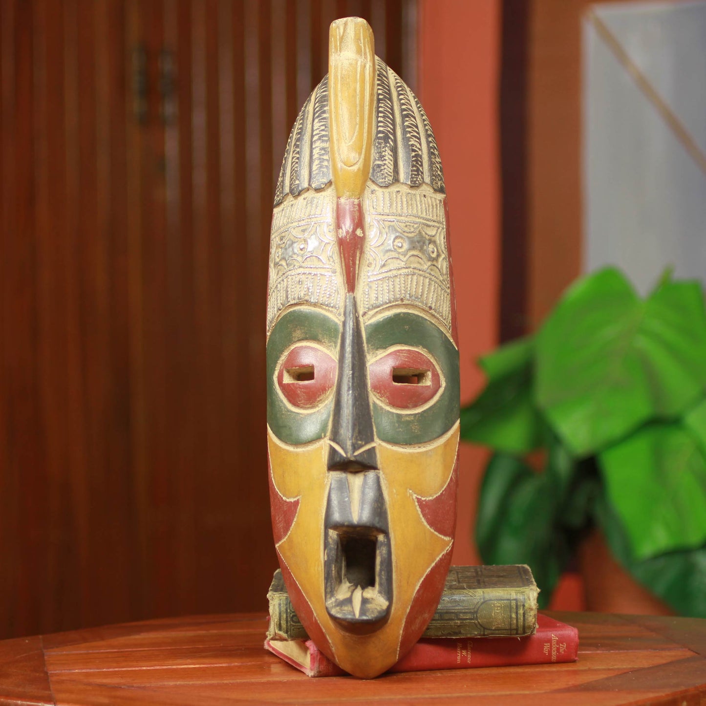 Kasa Anoma Talking Bird African Mask