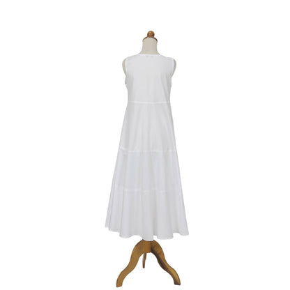 Cool White Cotton Dress