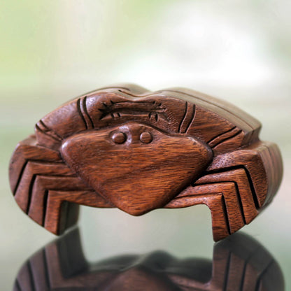 Balinese Crab Crab Theme Puzzle Box