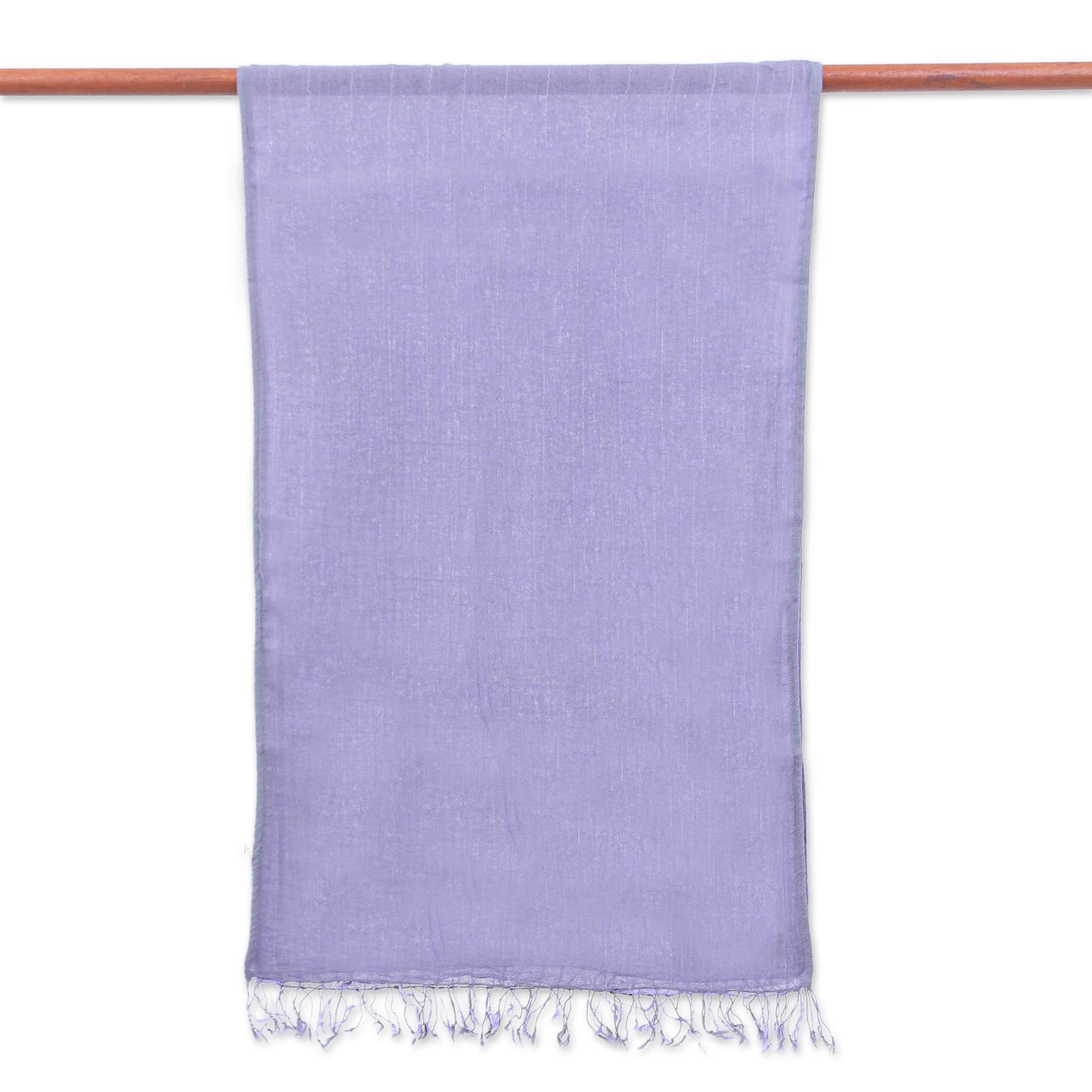 Purple Duo Thai Purple Cotton Scarf