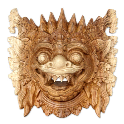 Protective Narashima Lion Hindu Protector Hand Carved Mask