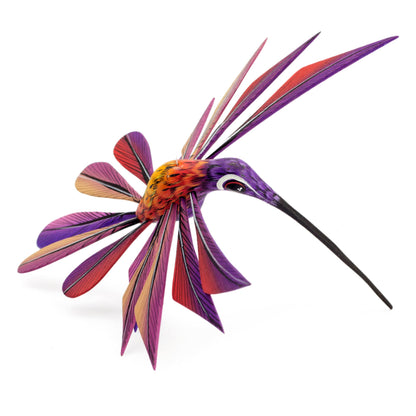 Hand Painted Hummingbird Alebrije Wood Sculpture