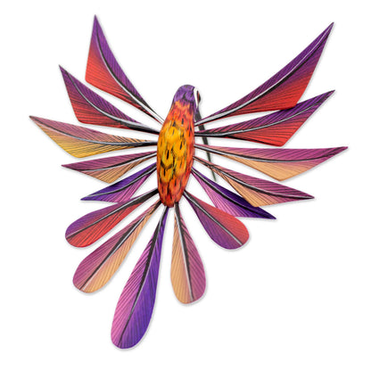 Hand Painted Hummingbird Alebrije Wood Sculpture