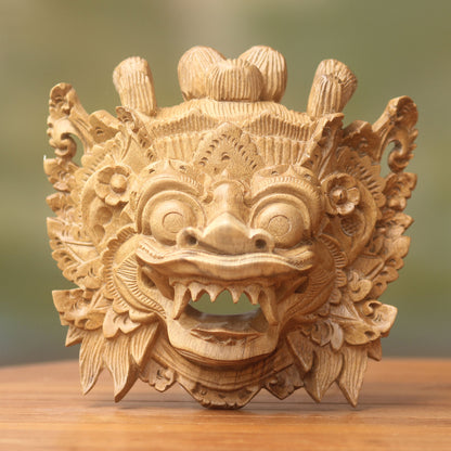 Magical Barong Balinese Folk Art Hero Mask