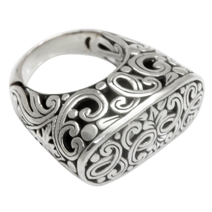 Forest Gate Sterling Silver Signet Ring