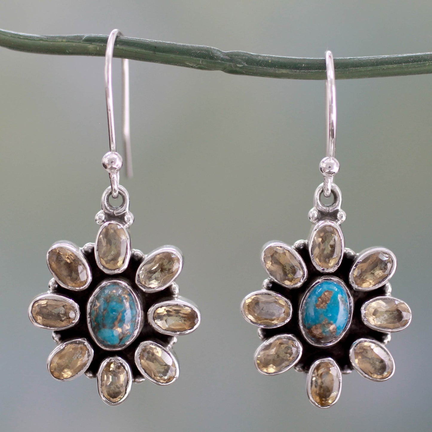 Sunny Sky Multi-Gem Earrings