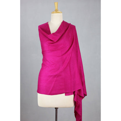 Magenta Glamour Shawl