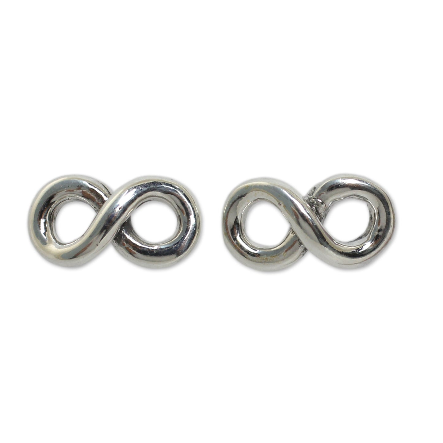 Infinite Style Silver Stud Earrings