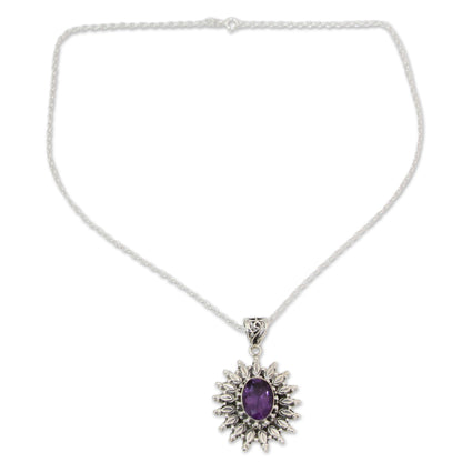 Eternal Radiance Amethyst  Pendant Necklace