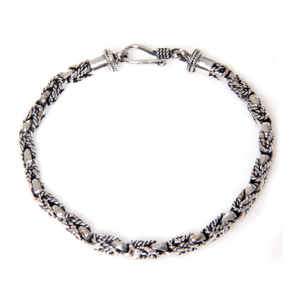 Sterling Silver Sinnet Chain Bracelet