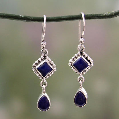 Queen of Diamonds Dangle Earrings