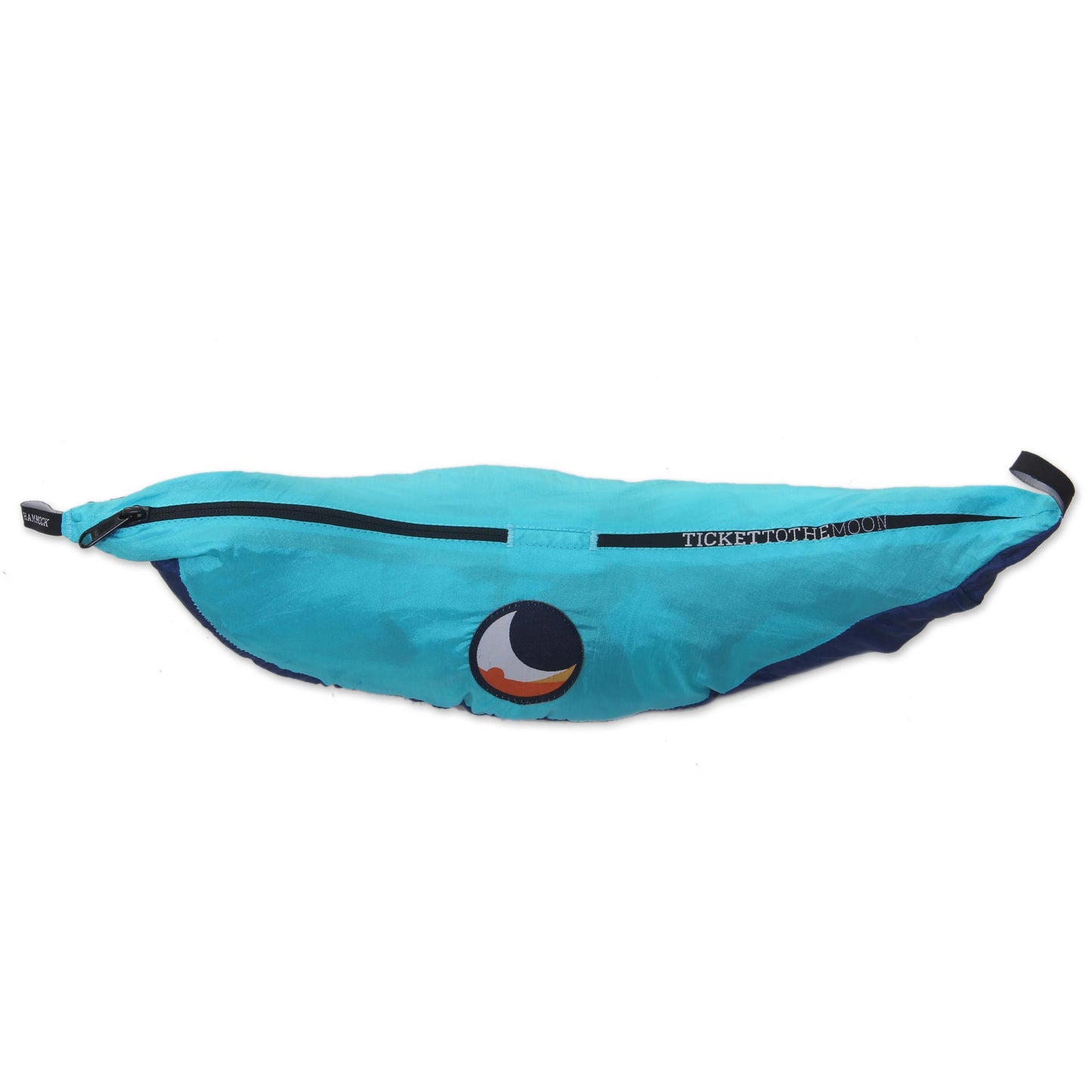 Sea Dreams Portable Parachute Fabric Hammock Blue Turquoise (Single)