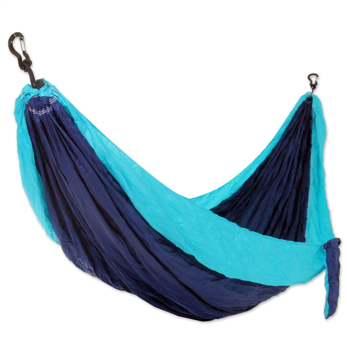 Sea Dreams Portable Parachute Fabric Hammock Blue Turquoise (Double)