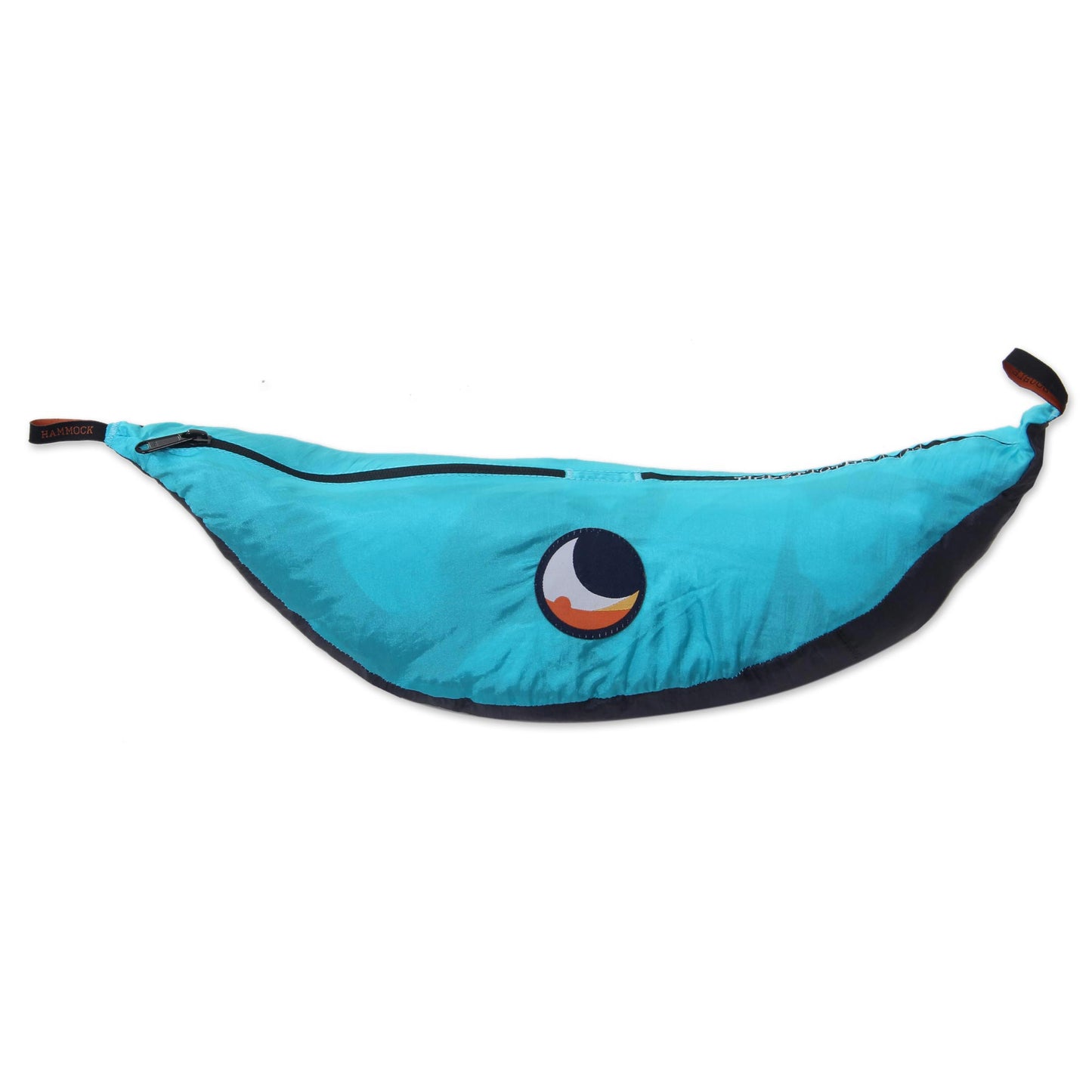 Highland Dreams Grey Turquoise Portable Parachute Fabric Hammock (Double)