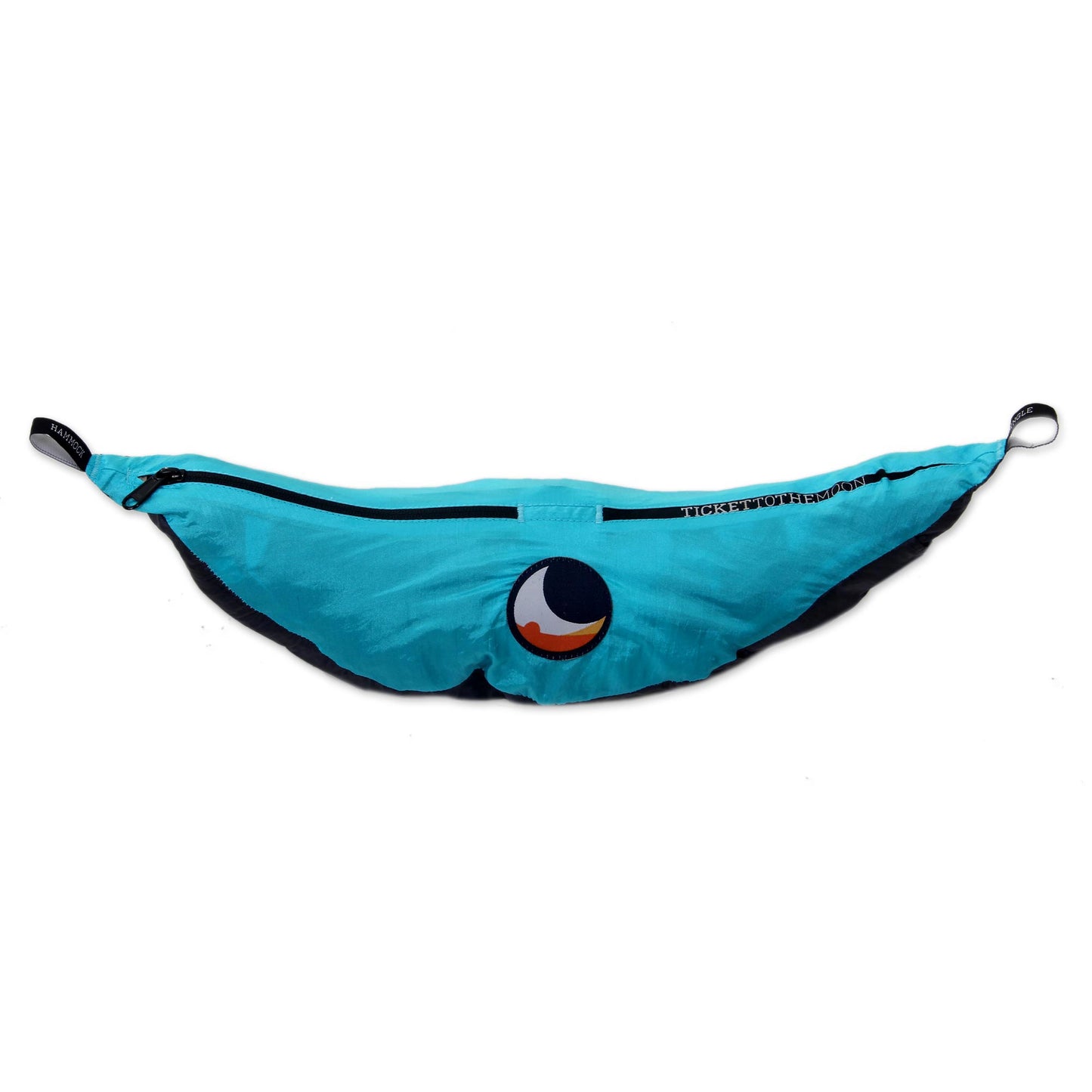 Highland Dreams Grey Turquoise Portable Parachute Fabric Hammock (Single)