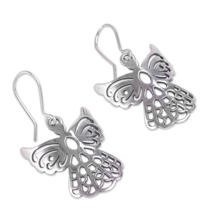 Cajamarca Angels Angelic Sterling Silver Earrings in Openwork Jewelry