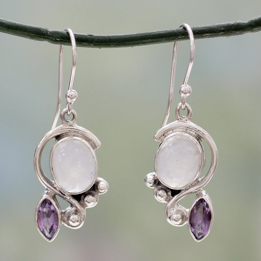 Yours Forever Rainbow Moonstone Earrings