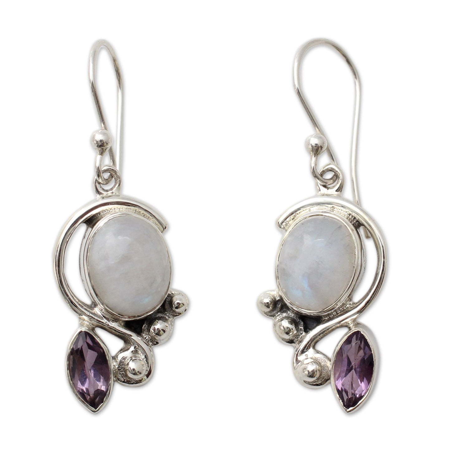 Yours Forever Rainbow Moonstone Earrings