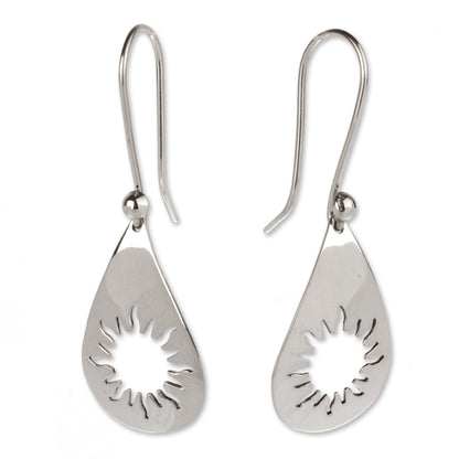 Sun Shower Taxco Sunshine Sterling Silver Dangle Earrings