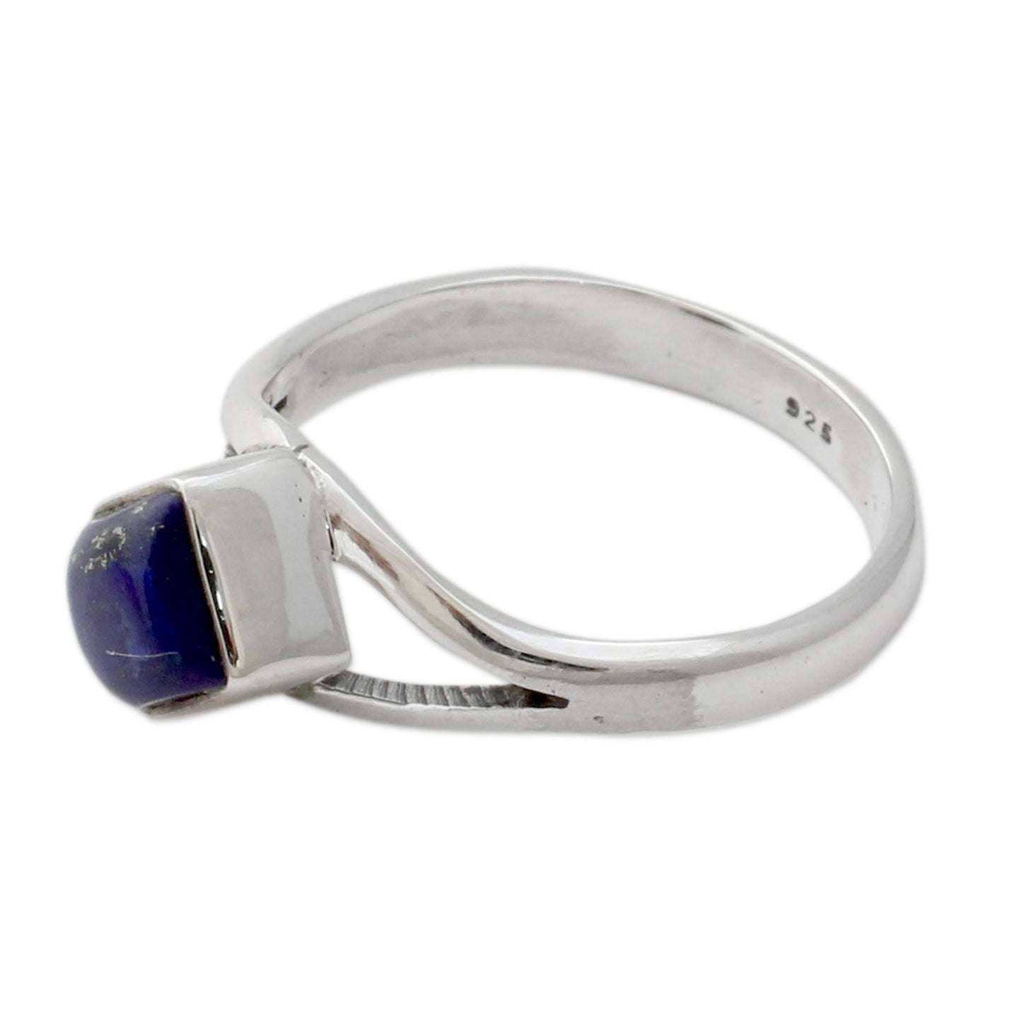 Regal Blue Lapis Lazuli Silver Ring