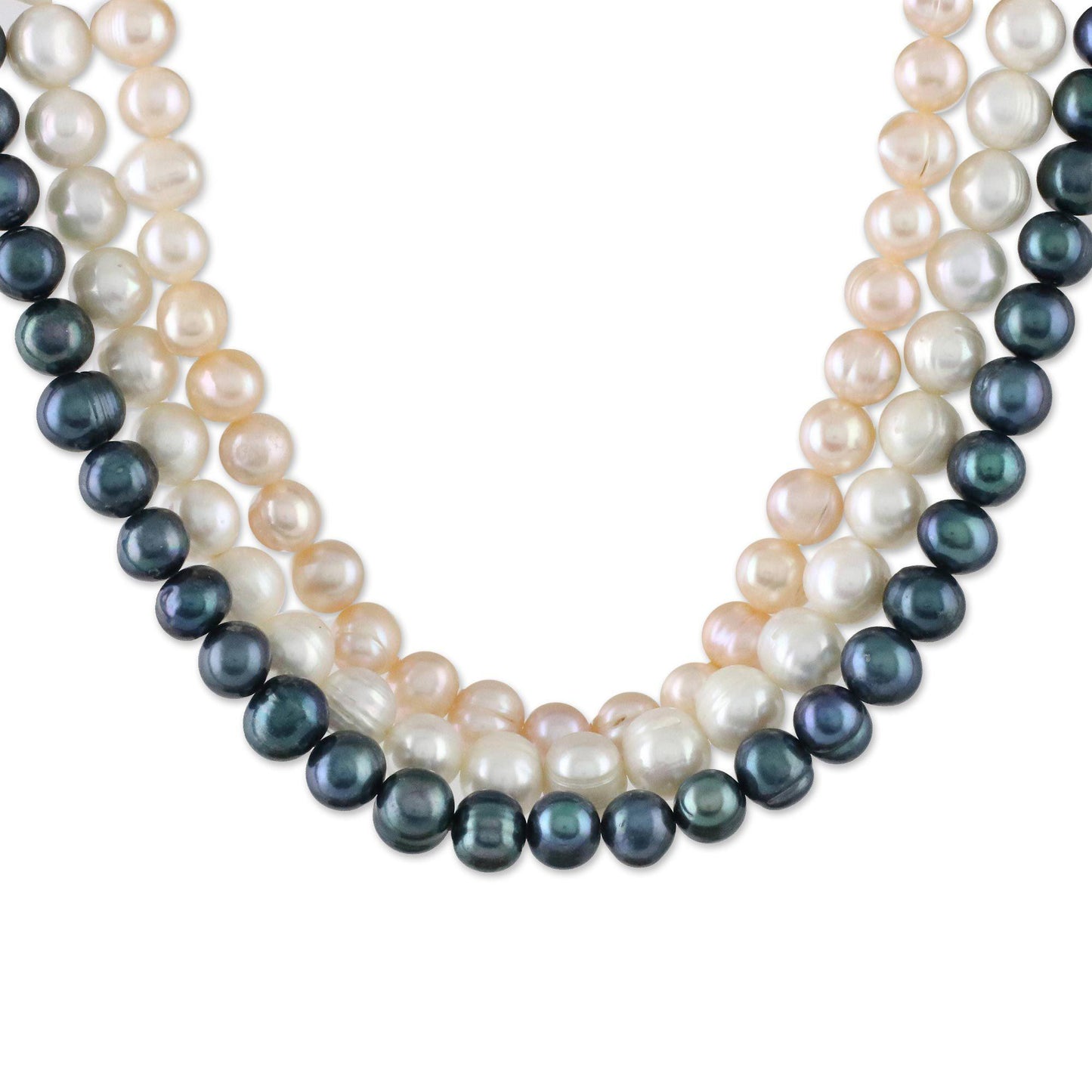 Multi-Strand Pearl Necklace