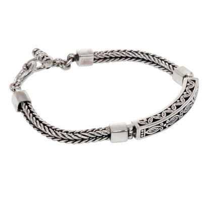 Bali Bagus Hand Crafted Engraved Sterling Silver Bracelet from Bali