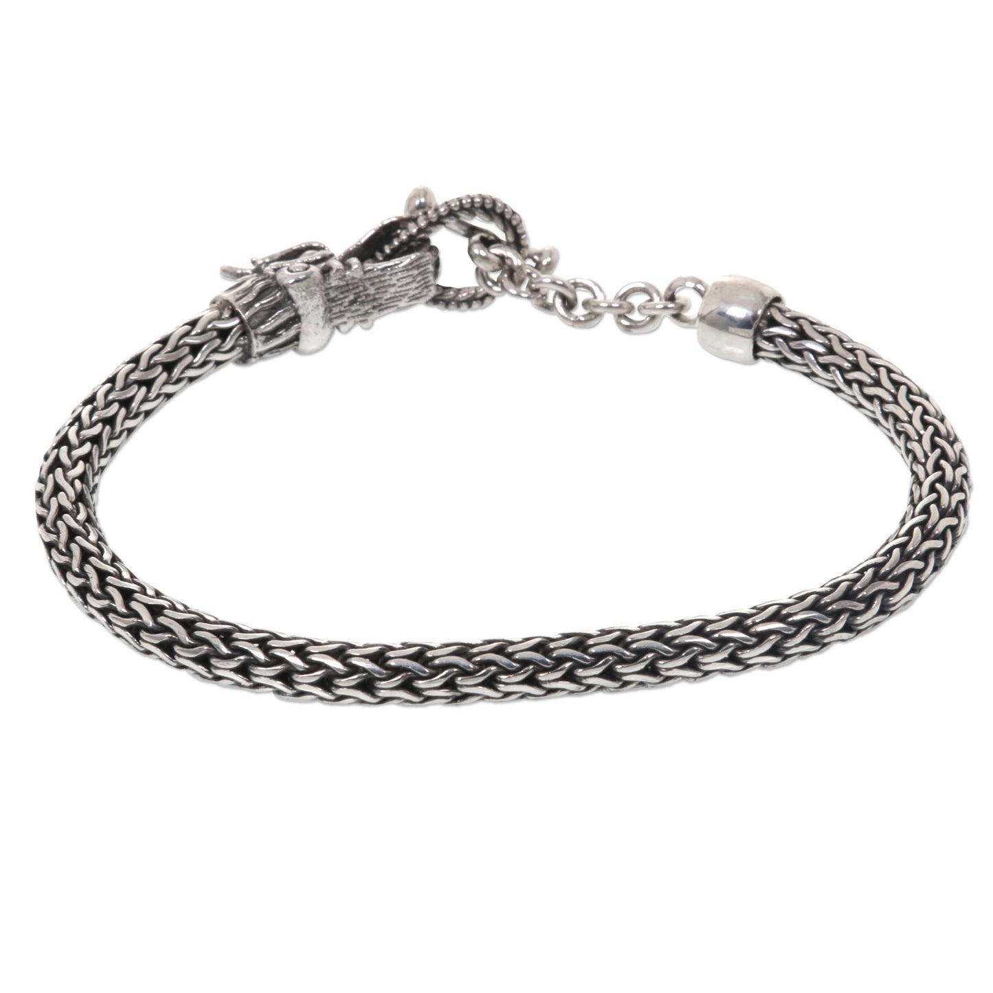 Dragon Tale Sterling Silver Bracelet