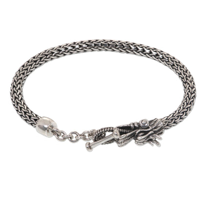 Dragon Tale Sterling Silver Bracelet