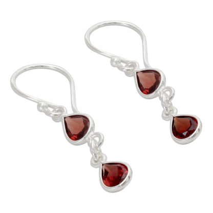 Mystical Femme Garnet Earrings