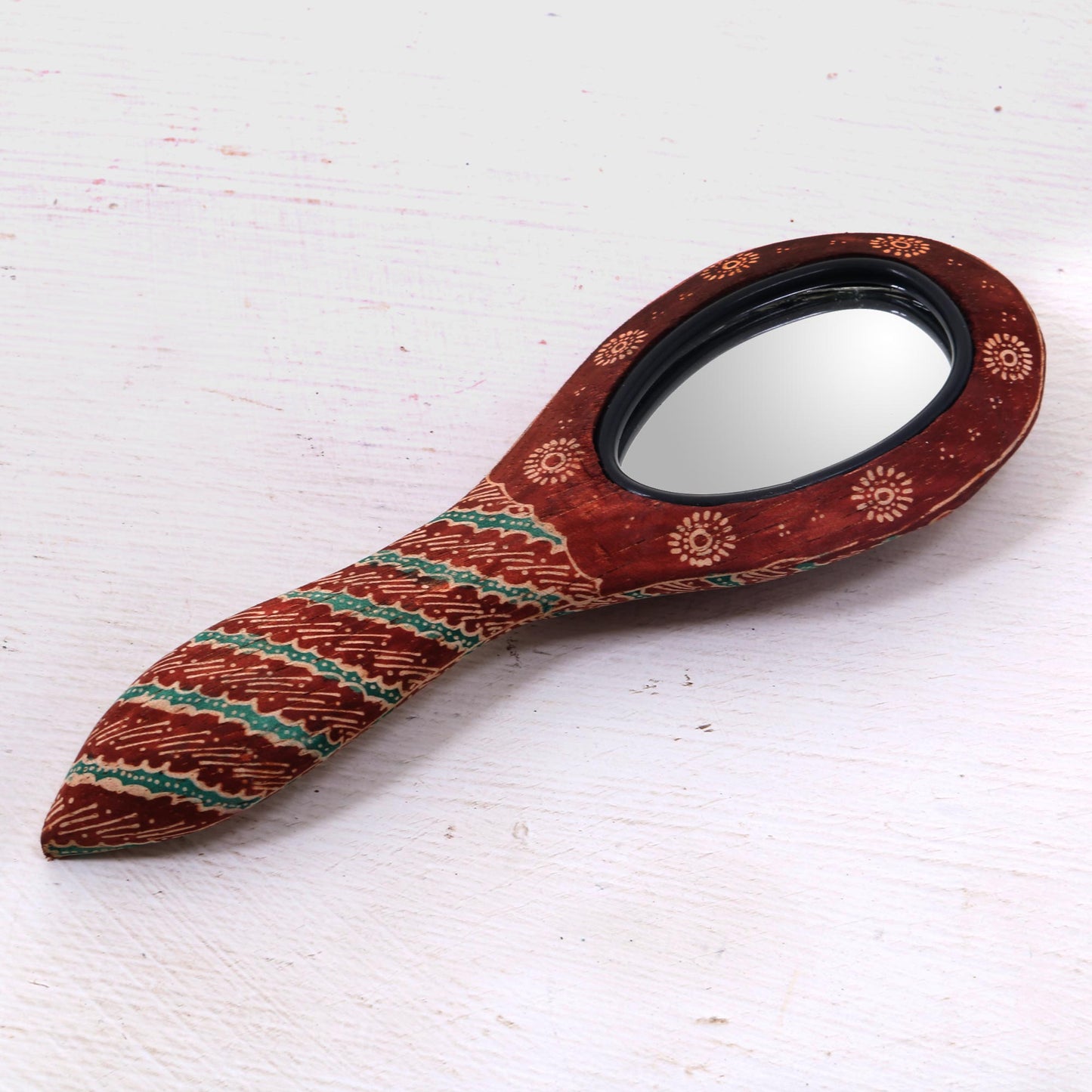 Panji Brown Wall Mounted Mirror