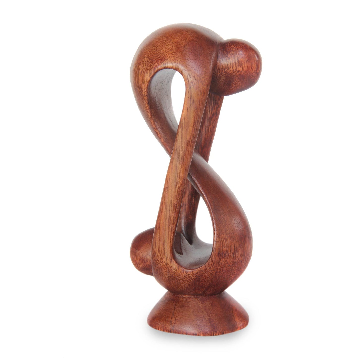 Indivisible Love Suar Wood Sculpture