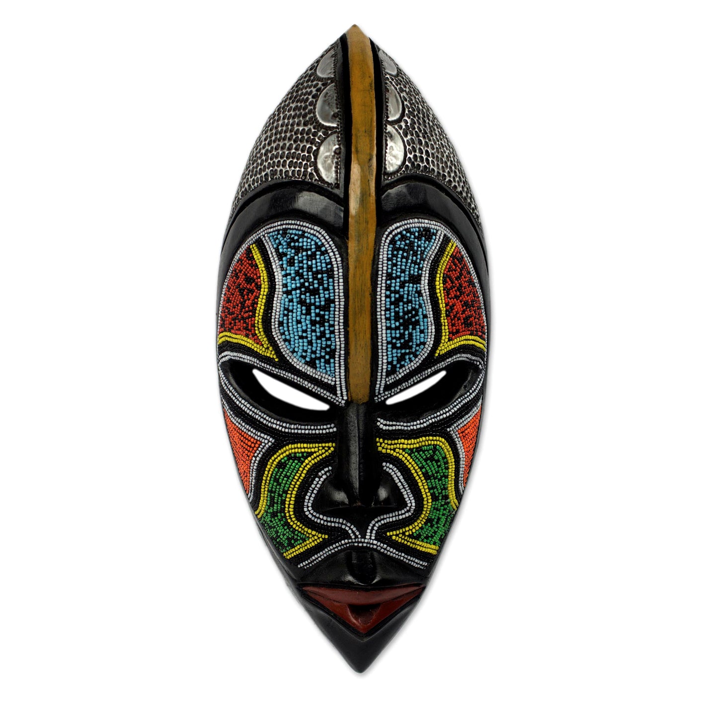 Bantu Zulu African Sese Wood Wall Mask