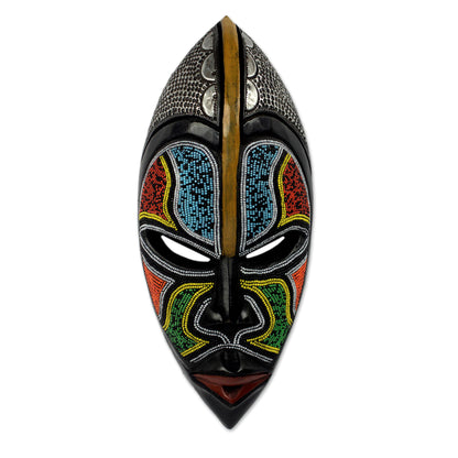 Bantu Zulu African Sese Wood Wall Mask