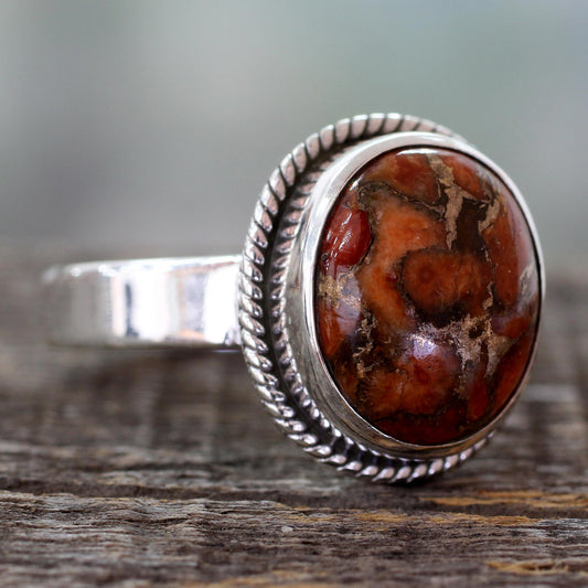 Sunset Sky in Jaipur Sterling Silver Ring