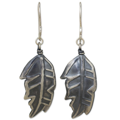 Exotic Leaf Thai Exotic Leaf Earrings Handmade in 925 Sterling Silver