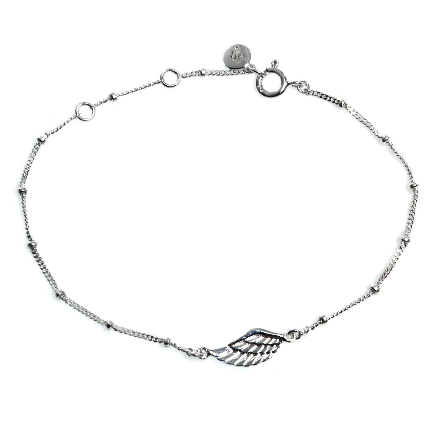 One-Winged Angel Sterling Silver Bracelet