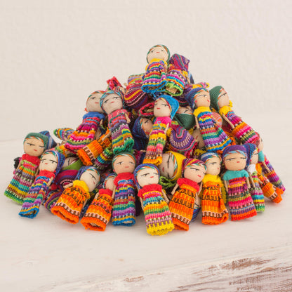 Traditional Handmade Worry Doll Collection