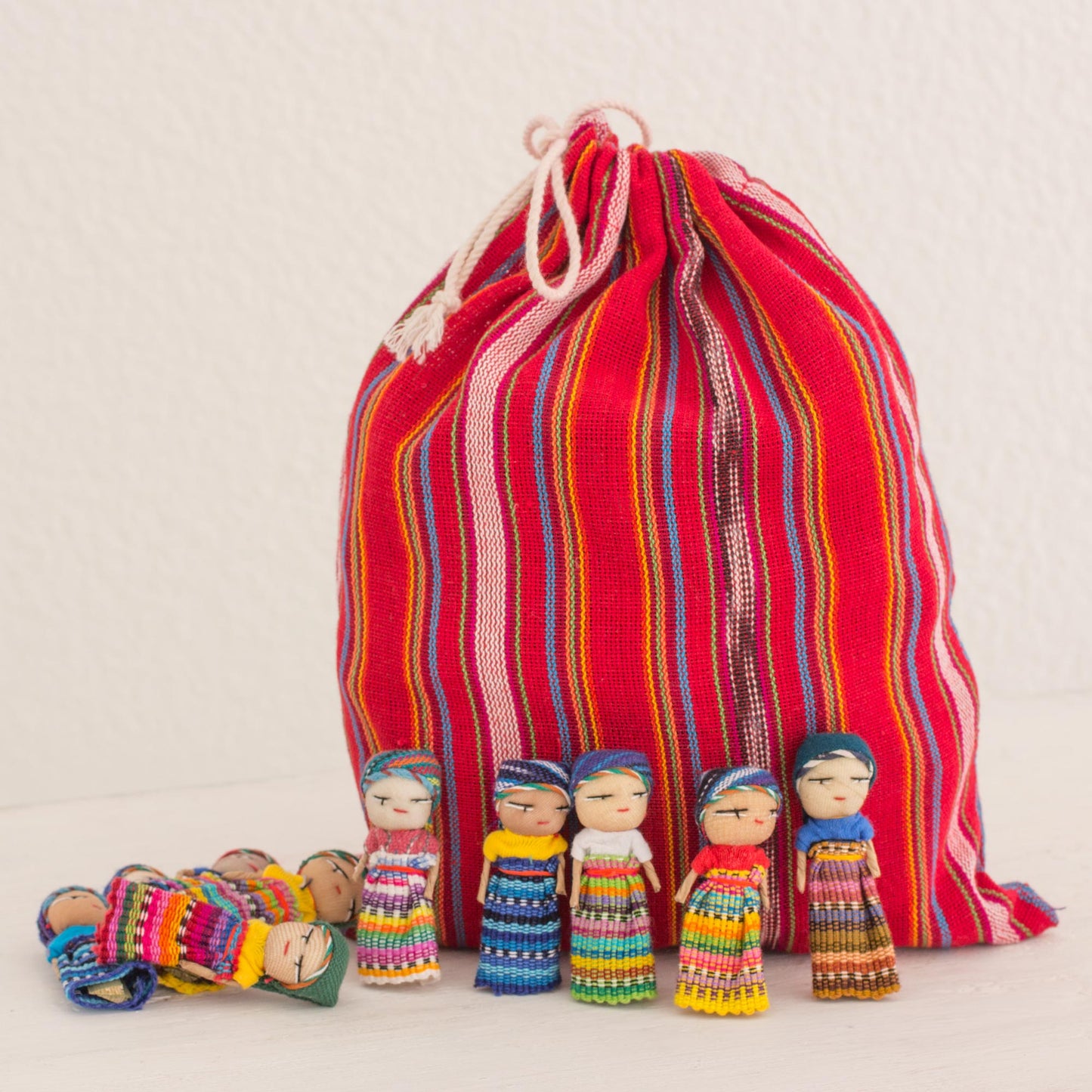 Traditional Handmade Worry Doll Collection