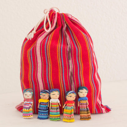 Traditional Handmade Worry Doll Collection