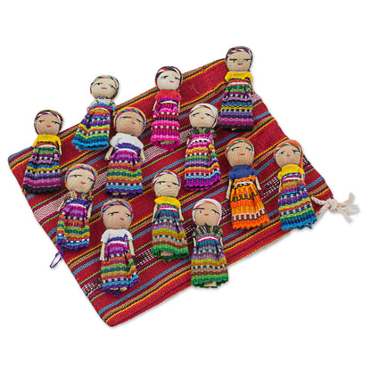 The Worry Doll Gang Traditional Handmade Worry Dolls