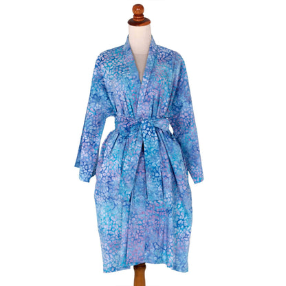 Multicolor Batik Cotton Robe