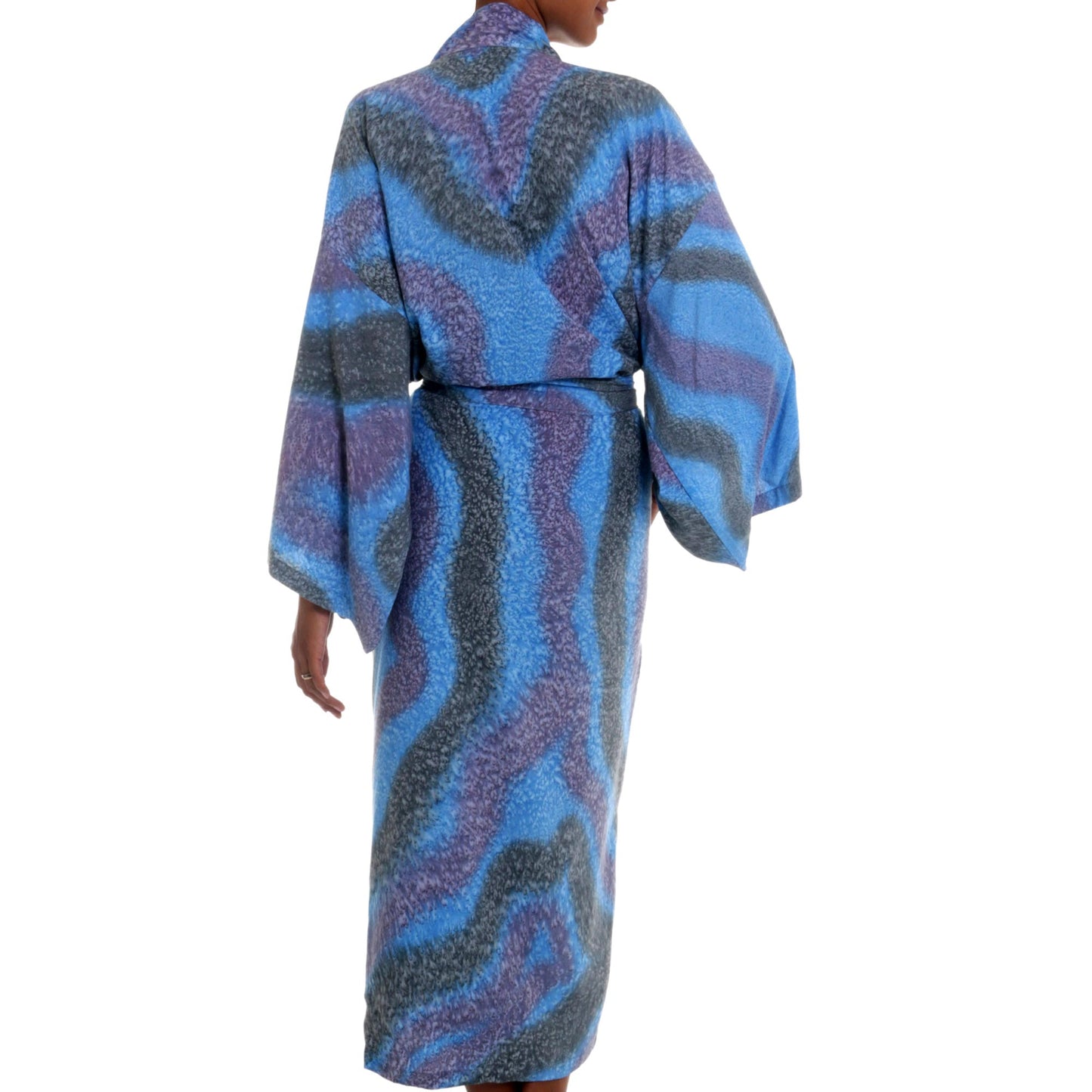 Ocean Reef Women's Blue 100% Rayon Robe from Indonesia