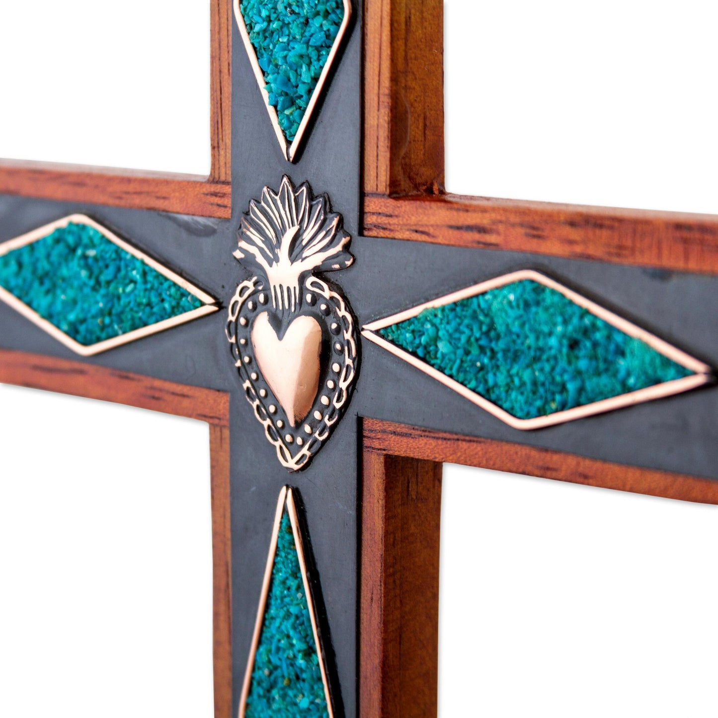 Chrysocolla Wall Cross