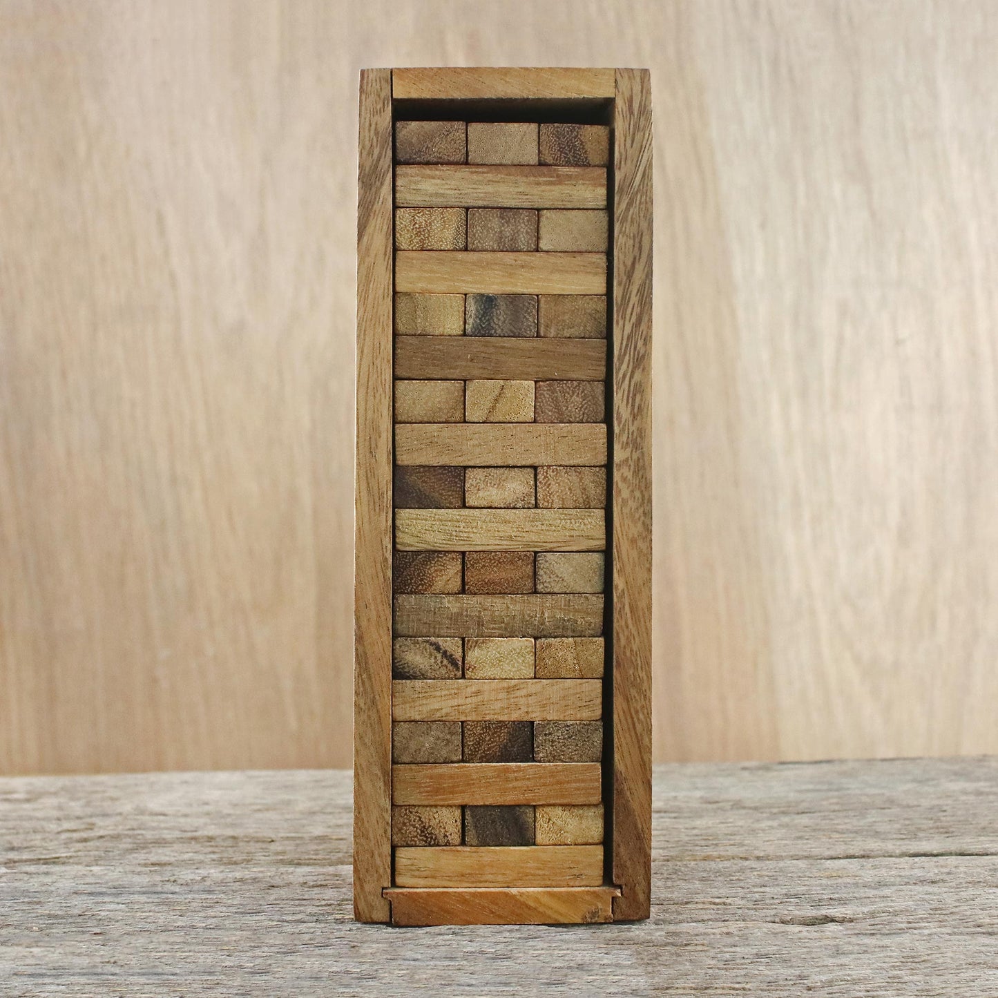 Delight Wood Stacking Tower Game