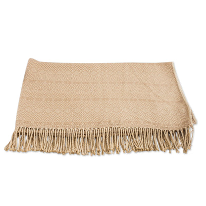 Sandy Passion Alpaca Blend Throw Blanket