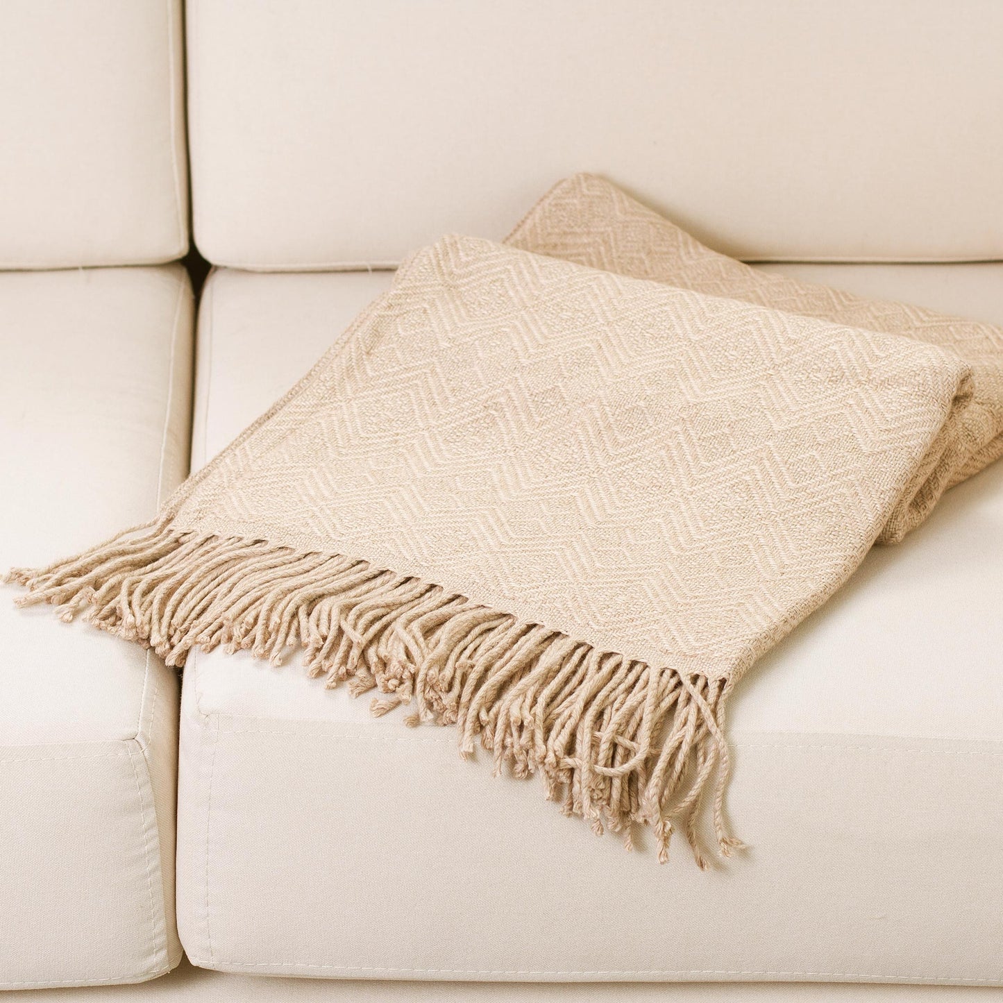 Sandy Passion Alpaca Blend Throw Blanket