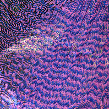 Iridescent Tropics Hand Woven Fuchsia and Royal Blue Hammock from Mexico