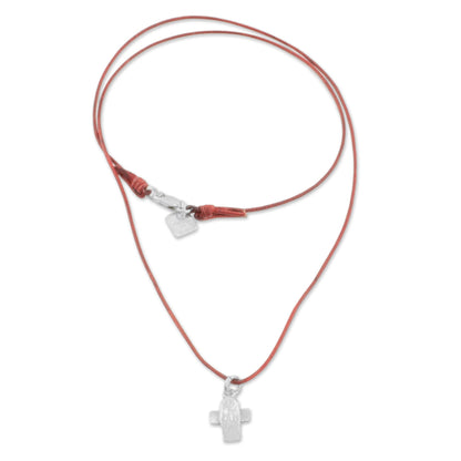 Spiritual Inspiration Silver Pendant Necklace